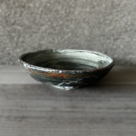 荘山窯　鼡志野鉢（特大）②