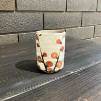 水月窯　湯呑小紅白梅①