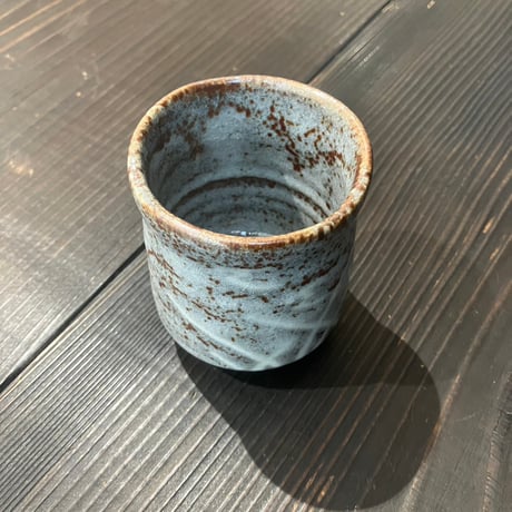 虎渓窯　鼠志野湯呑