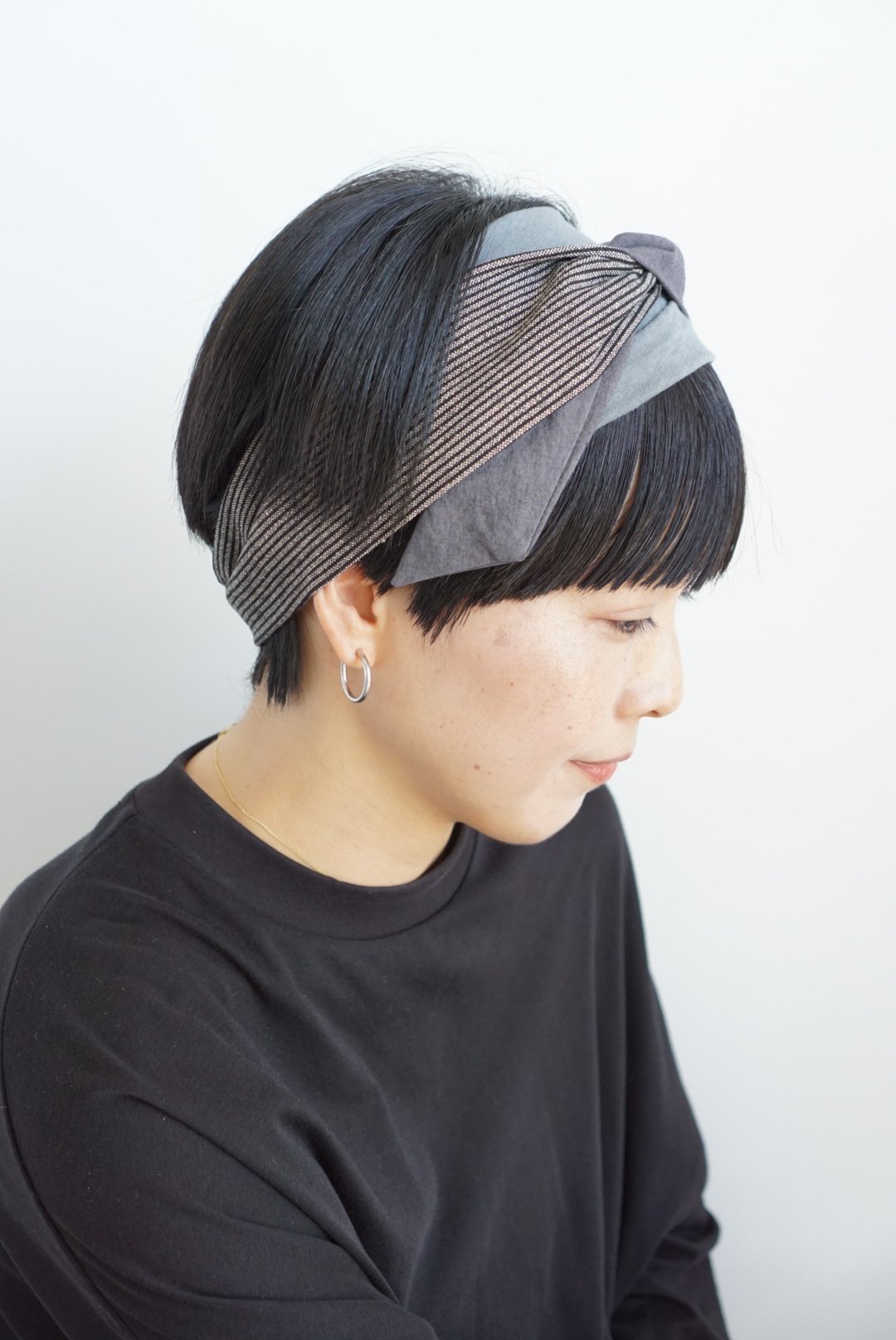 patchwork turban (cotton mix 23aw-e) | DOT MELT