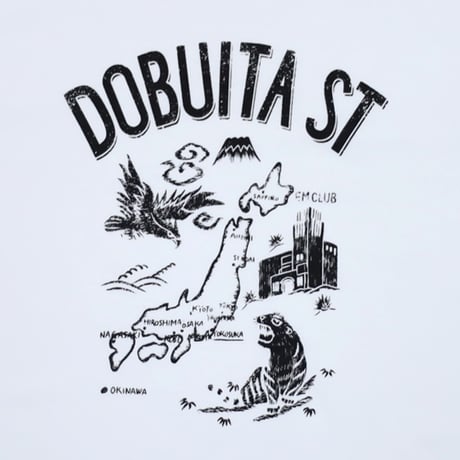 【白】横須賀ドブ板 オリジナル スカジャンTシャツ