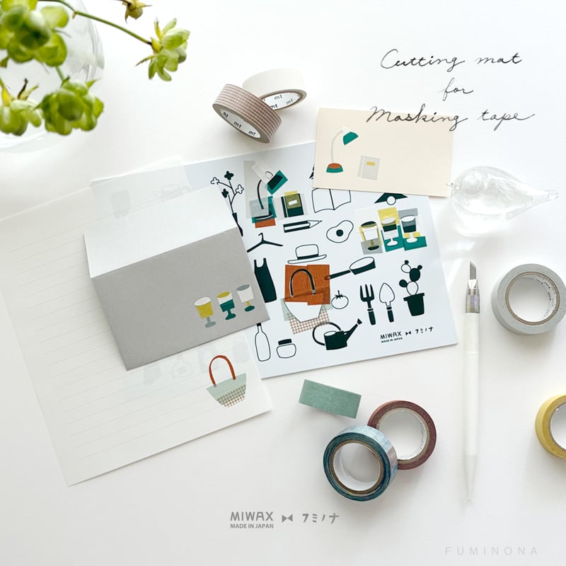 new / MIWAX ×フミノナ Cuttingmat for Maskingtape