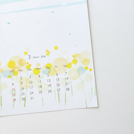 \ new / フミノナ2026年CALENDAR「 SHOUKEI  」【表紙：風薫る】