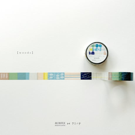 \ new /  MIWAX ×フミノナ ｍasking tape【 woods 】