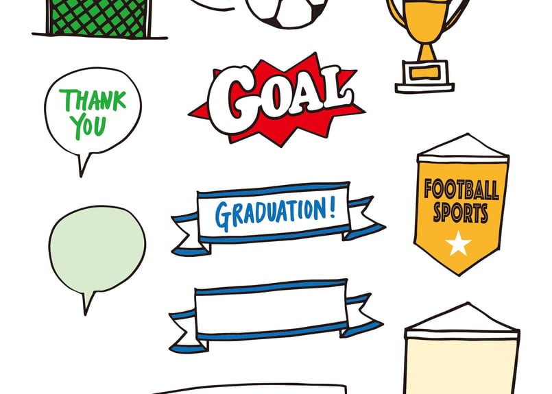 部活寄せ書きメッセージボックス［サッカー］ | UROCOTO