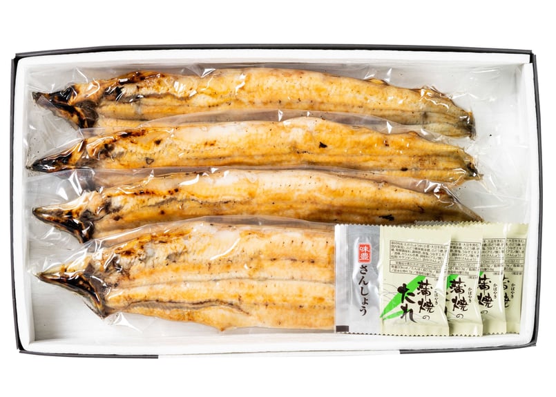 うなぎ白焼き(4尾)特特大/約170g 冷凍真空パック | うな徳屋 うなぎ白焼き(4尾)特特大/約170g 冷凍真空パック | うな徳屋