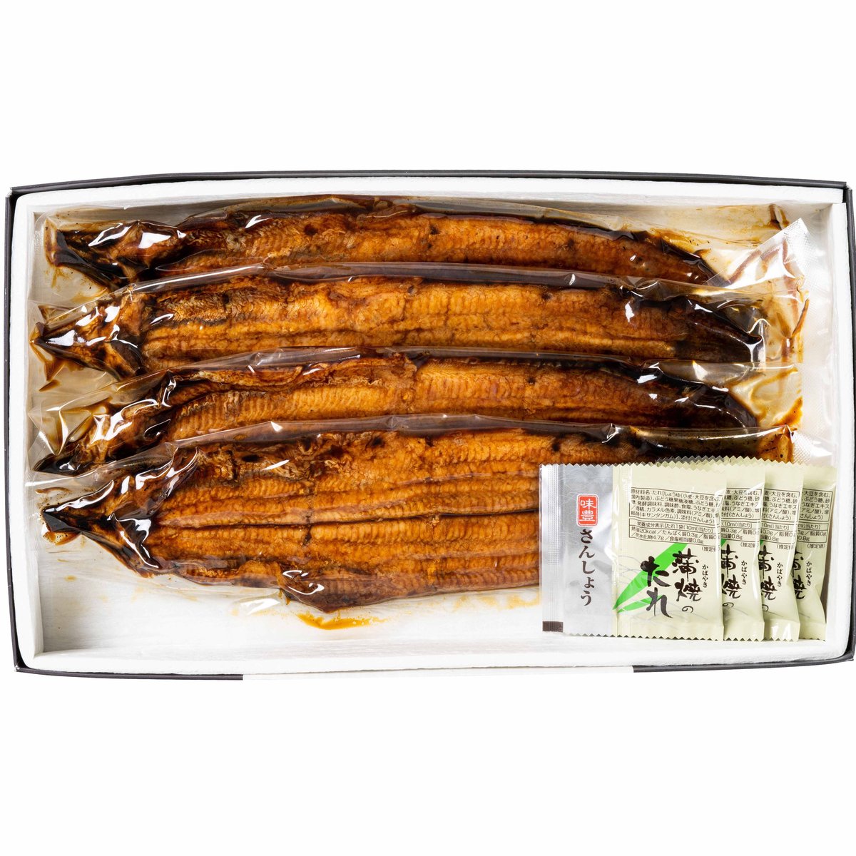 うなぎ蒲焼（4尾）特特大／約170g 冷凍真空パック | うな徳屋