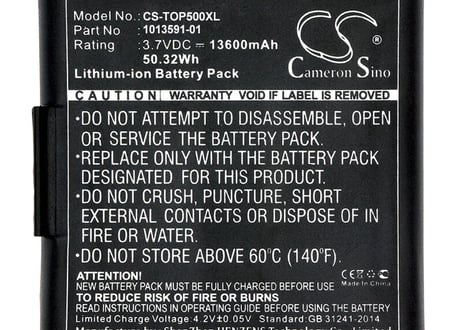 Topcon FC-5000 1013591-01互換バッテリー　(CS-TOP500XL) 送料無料