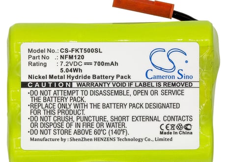 フルーク　Fluke FiberInspector Mini互換バッテリー　NFM120 (CS-FKT500SL) 送料無料