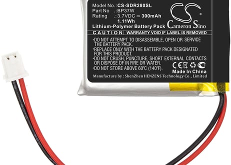 Dogtra  280C Receiver互換バッテリー (CS-SDR280SL)