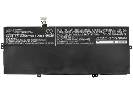 Asus C31N1824互換バッテリー   (CS-AUC434NB) 送料無料