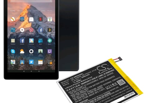 Kindle Fire 2019 9th Generation互換バッテリー (CS-ABD826SL) 送料無料