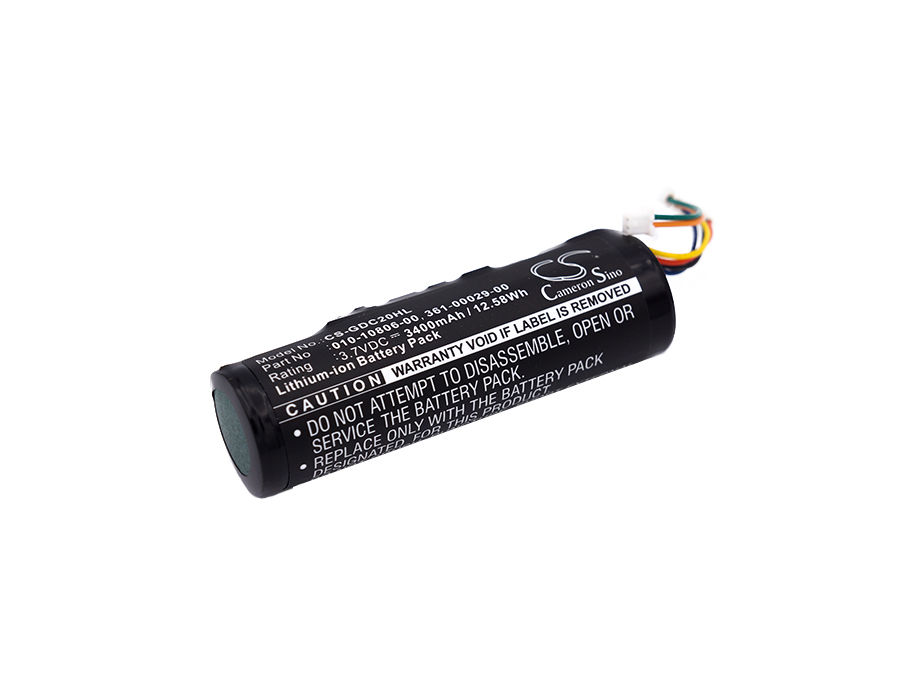 Garmin DC20, DC30, DC40互換バッテリー 3400mAh (CS-GDC Garmin DC20, DC30, DC40互換バッテリー 3400mAh (CS-GDC