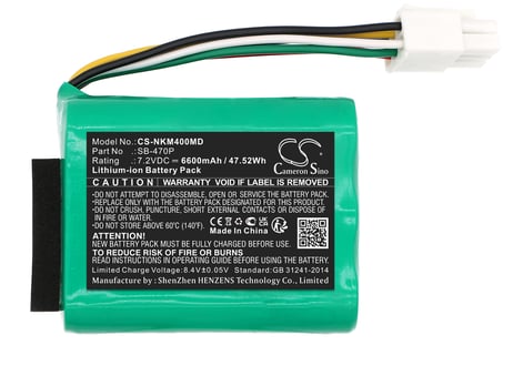 即納 日本光電 SB-470P PVM-4000 PVM-4761互換バッテリー   (CS-NKM400MD) 送料無料