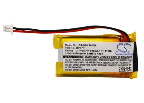 Dogtra  YS-300 Bark Collar互換バッテリー (CS-SDY300SL)