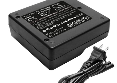 Sokkia/Topcon/RCA/Pentax対応 デュアルバッテリー互換充電器 7.2V1.2A パーツBDC-46/BDC-70他（DF-TOP60BA）