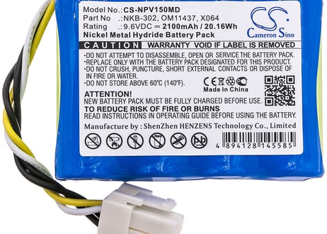 日本光電 OPV-1500 NKB-302互換バッテリー　(CS-NPV150MD) 送料無料
