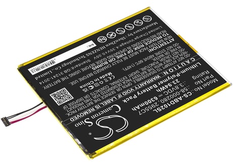 Amazon Kindle Fire HD 10.1 9th互換バッテリー (CS-ABD102SL) 送料無料