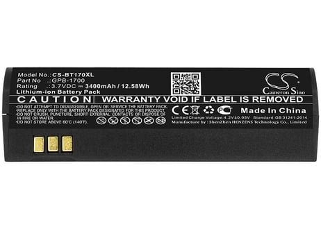 Globalstar GSP-1700互換バッテリー 3400mAn (CS-BT170XL)　送料無料