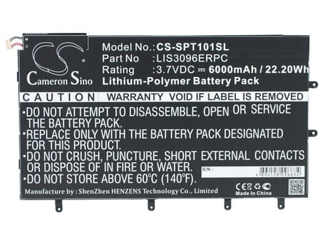 ソニー Xperia tabletZ SO-03E互換バッテリー　(CS-SPT101SL) 送料無料
