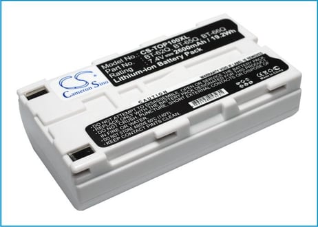 Topcon BT-30, BT-62Q互換バッテリー2600mAh (CS-TOP100XL) 送料無料