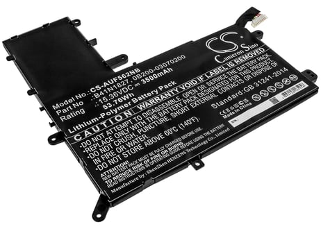 Asus B41N1827互換バッテリー   (CS-AUF562NB) 送料無料