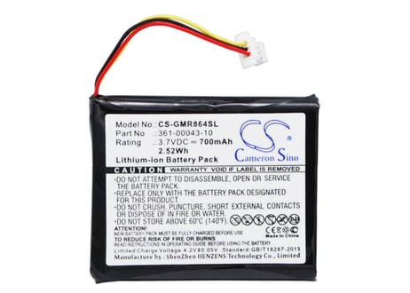 Garmin  PRO Control 2 transmitter互換バッテリー (CS-GMR864SL)