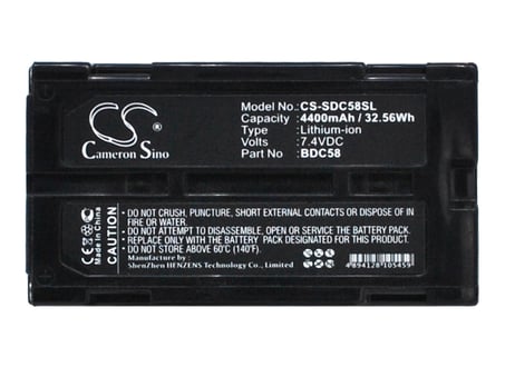 Sokkia SET230R,SET330R 互換バッテリー　4400mAh (CS-SDC58SL) 送料無料