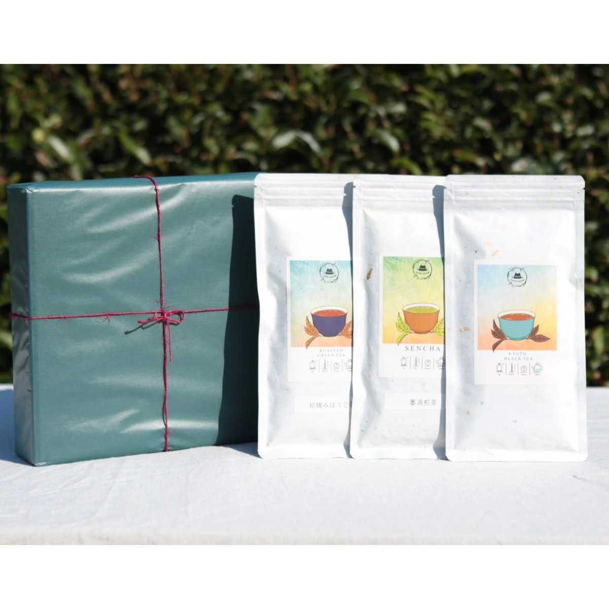 お茶3種ギフトセット（箱）（名入れ熨斗対応可） | Jack Farm 's STORE