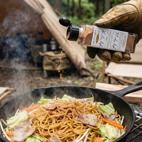 カツオカケル　No.5 スパイシーカレー　丸瓶