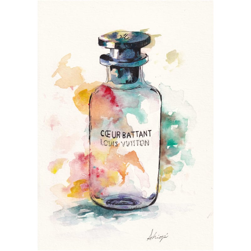 原画】水彩画／香水 | PiPiPi Art Shop