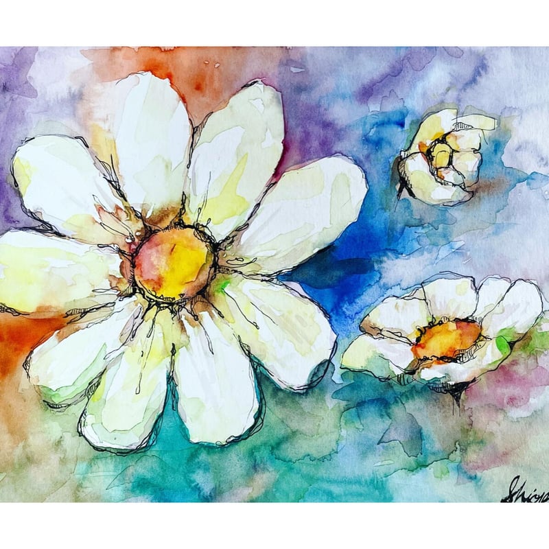 まゆソルシア・ラディア – 白光の開花 絵画原画 Cantarella