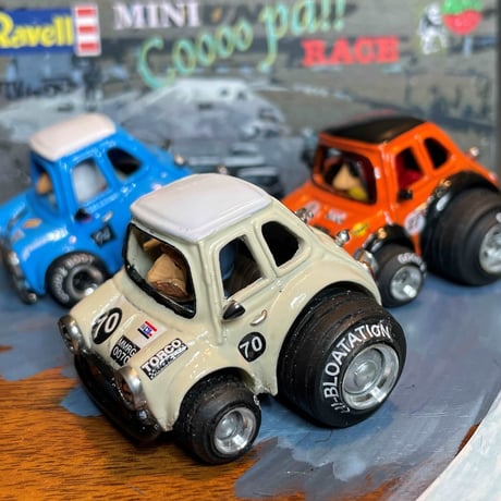HANDMADE Deal’s Models 【one off!! 「MINI Coooo pa!! RACE」 BOX ART Ver.】vanvan customQ」