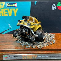ALL HANDMADE Deal’s Models【one off!! ’57 cHEVY BOX ART Ver.Ⅱ】vanvan customQ」