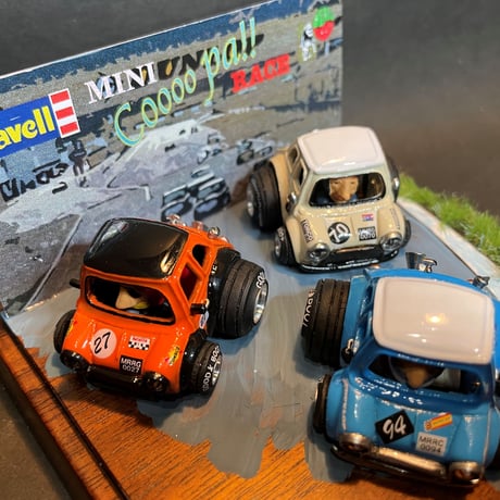 HANDMADE Deal’s Models 【one off!! 「MINI Coooo pa!! RACE」 BOX ART Ver.】vanvan customQ」
