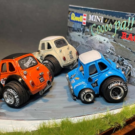 HANDMADE Deal’s Models 【one off!! 「MINI Coooo pa!! RACE」 BOX ART Ver.】vanvan customQ」