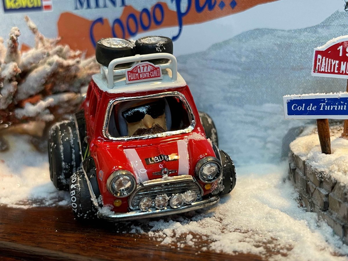 TMO559 1960 monte carloレーシングジオラマ　LLEDO TMO559 1960 monte carloレーシングジオラマLLEDO