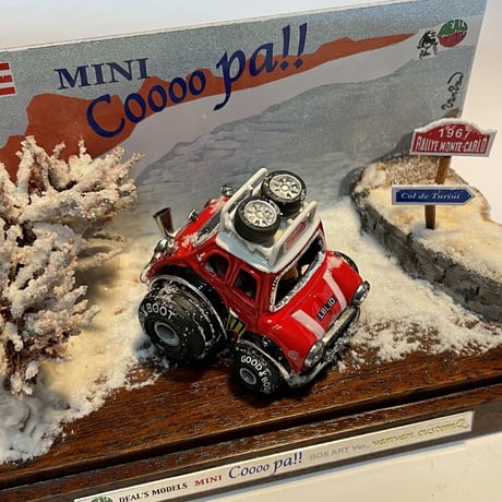 HANDMADE Deal’s Models 【MINI Coooo pa!! Monte Carlo Rally Ver.】 vanvan customQ