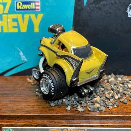 ALL HANDMADE Deal’s Models【one off!! ’57 cHEVY BOX ART Ver.Ⅱ】vanvan customQ」