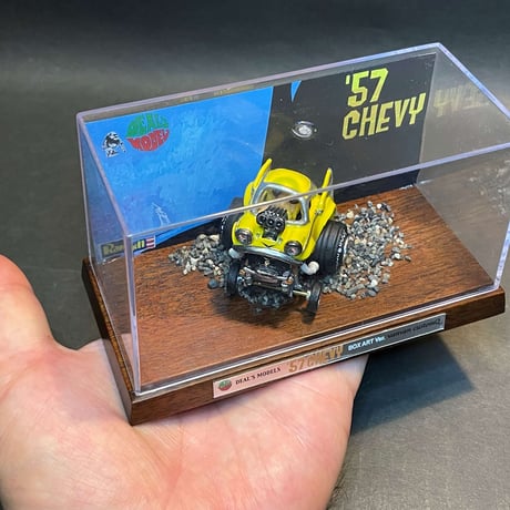 ALL HANDMADE Deal’s Models 【one off!! ’57 CHEVY BOX ART Ver.】vanvan customQ」