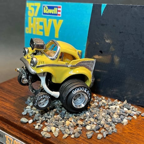 ALL HANDMADE Deal’s Models【one off!! ’57 cHEVY BOX ART Ver.Ⅱ】vanvan customQ」