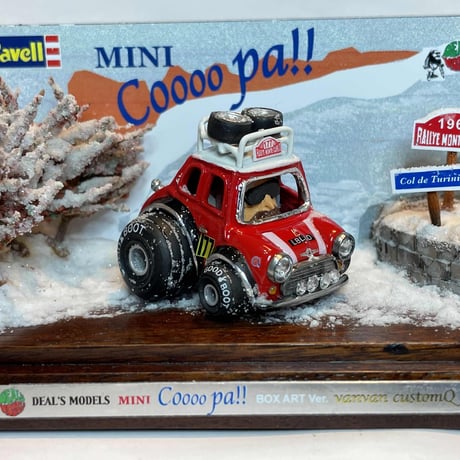 HANDMADE Deal’s Models 【MINI Coooo pa!! Monte Carlo Rally Ver.】 vanvan customQ