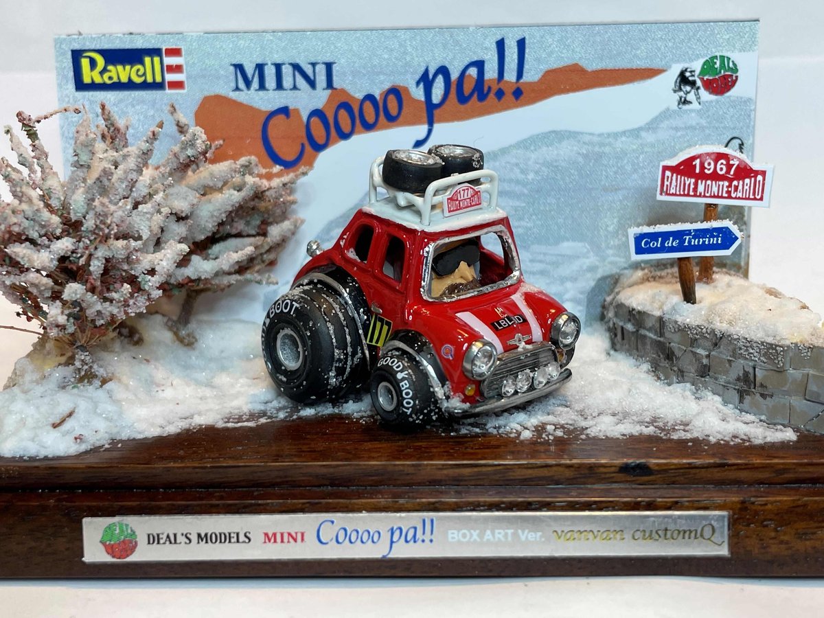 HANDMADE Deal's Models 【MINI Coooo pa!! Monte C