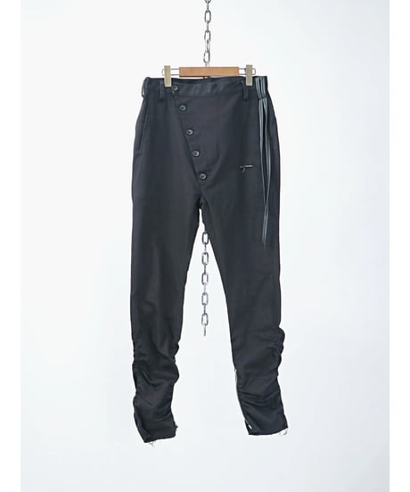 パンツ ASKYY SIGNATURE PANTS ASKYY / STRETCH LINEN SLACKS / BLK | ASKYY TOKYO FLAGSHIP