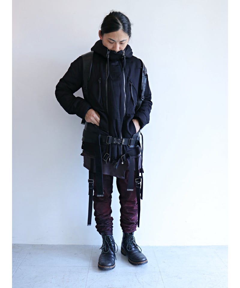 D.HYGEN / ST109-0224A / ホースレザーベストバッグ / BLACK |