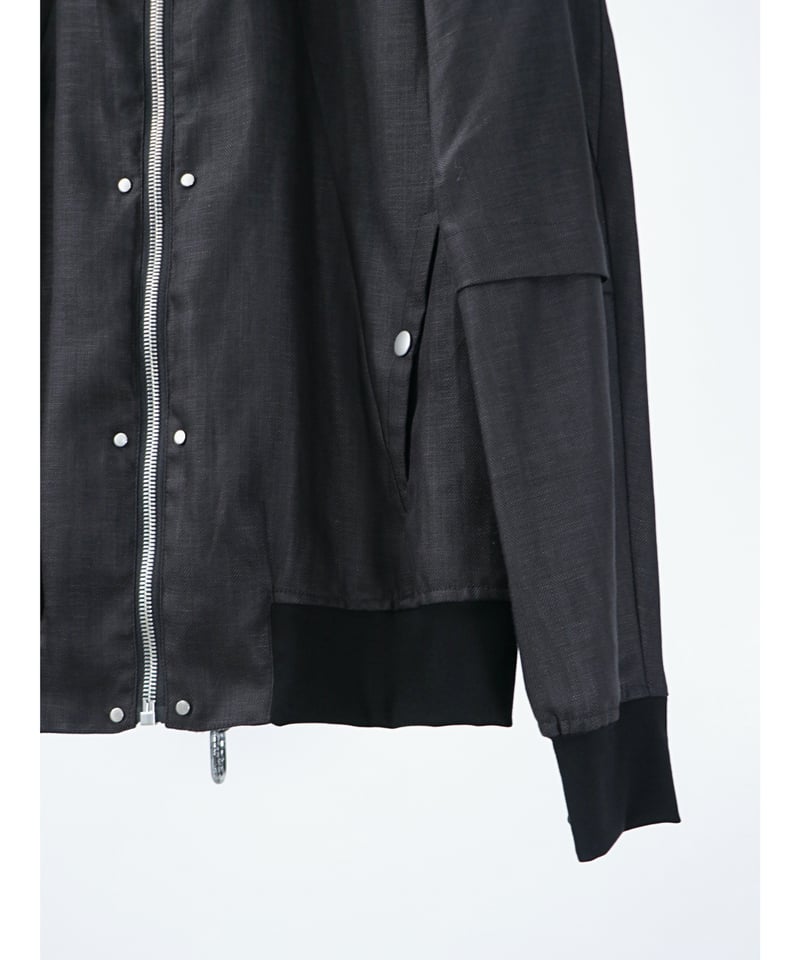 タグ付き　[A.F ARTEFACT] Linen Bomber Jacket A.F ARTEFACT] (エーエフアーティファクト) ag-11014