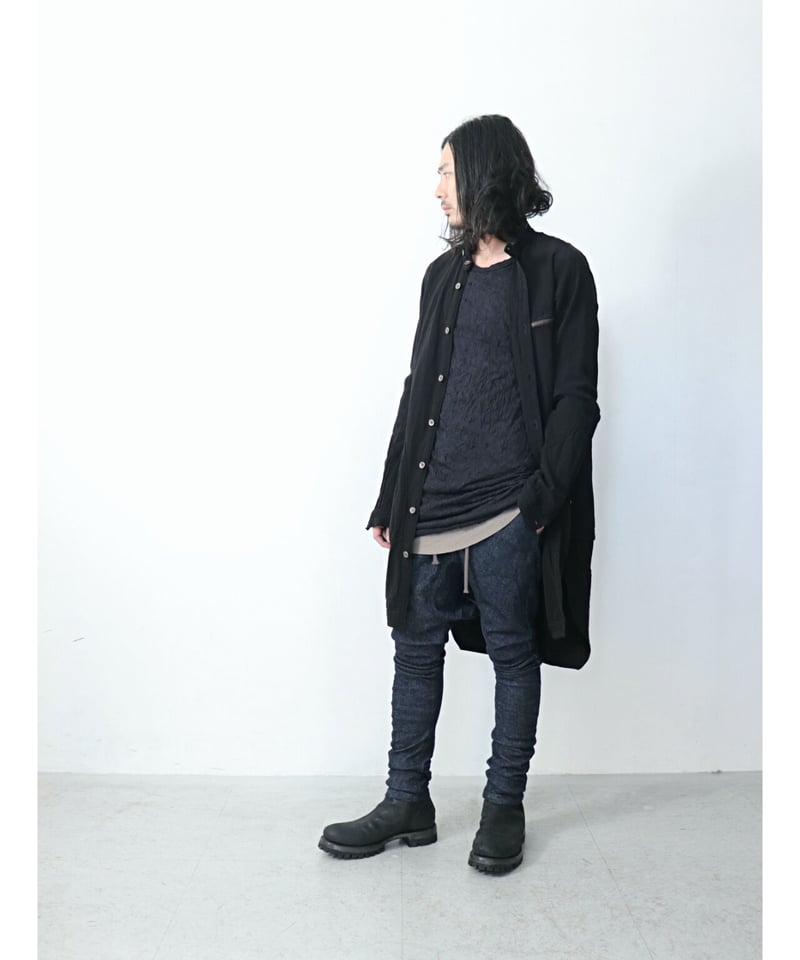 AF ARTEFACTカーディガン A.F ARTEFACT - Damage Pile Jumbo Cardigan
