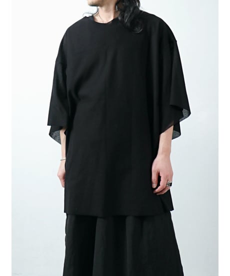 kujaku / K-434 / Oversize Pull Over / black