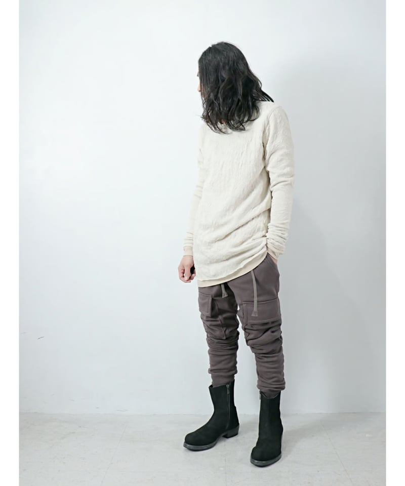 ALVNG AR ANTS FW22 フランス製梳毛リネン カーブボーンスーツ 