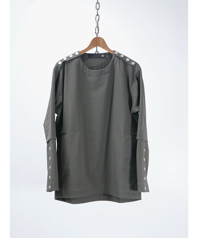 Artefact アーティファクト ドロップクロッチ バナナシルエット サイズ1 A.F ARTEFACT - Discharge Pinting Belt Cargo Sarouel Jogger